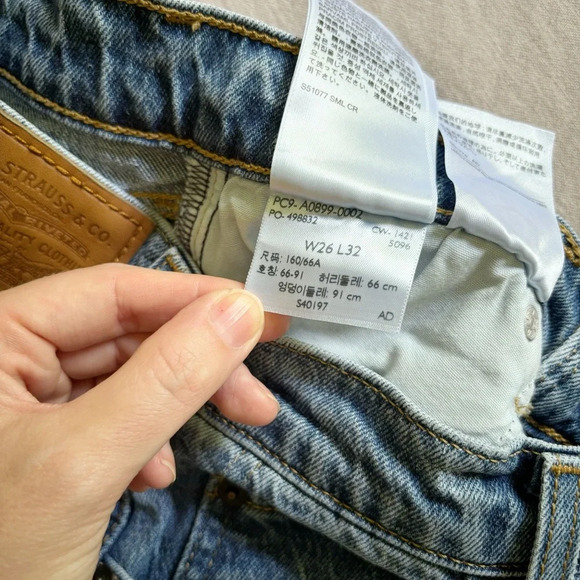 Levi’s 70s High Flare Jeans Premium Denim Size 26 - Picture 9 of 9